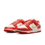 (店+)【NIKE 耐吉】W Dunk Low 紅白金勾 復古 撞色 休閒鞋 運動鞋 女鞋 DD1873-602