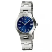 【CASIO 卡西歐】CASIO 彩虹派對非常時尚腕錶-藍面-LTP-1241D-2A2