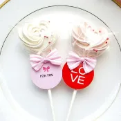 婚禮小物 棒裝心型馬林糖 | 二次進場 送客 生日分享 情人節禮物