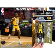 【神經玩具】現貨 麥法蘭 NBA Magic Johnson 魔術強森 湖人隊 約6吋可動人偶 吊卡
