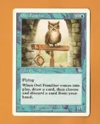 [MAGIC]魔法風雲會 Portal新手入門 版1999 Owl Familiar 貓頭鷹傭獸  英文