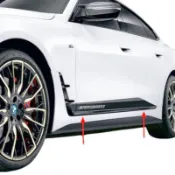 M Performance BMW 原廠 i4 系列 G26 Lci 全車系 車側貼紙 車身貼紙 1 組=左右邊【YG】