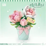 【樂爸積木玩具城】微型積木╳LOZ 8836 玫瑰花