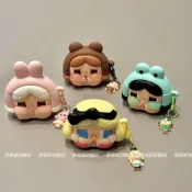 简单  可愛 哭娃愛麗絲 適用於AirPods 4保護殼 Pro2耳機殼 1/2代耳機套 3代保護套 全包耳機保護