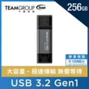 【百利市購物中心】Team 十銓 X1 256GB USB 3.2 / TYPE-C 雙介面隨身碟(終身保固)