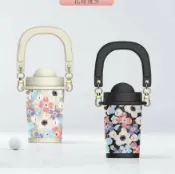 全球選品1館 生活百貨 小香風不鏽鋼一體咖啡杯馬克杯經典不鏽鋼大容量保溫杯節日送禮自