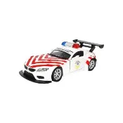【KIDMATE】1:43彩繪合金車 BMW Z4國道警車(正版授權 迴力車模型玩具車 紅斑馬限定彩繪)