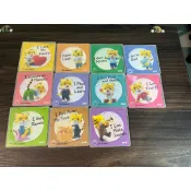 二手 巧虎ABC bubbles 書+DVD+英文CD+圖卡 巧連智英文