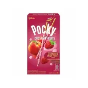 glico格力高 Pocky百奇 草莓果粒蜜桃優格棒 38g【Donki日本唐吉訶德】