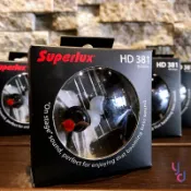 現貨供應 贈三組耳套 原廠捲線器 60cm延長線 Superlux HD381 381B 381F 耳道式 監聽 耳機