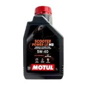 (店+)MOTUL SCOOTER POWER LE 4T 5W40 1L 機車 全合成機油 JASO MB