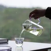 【茶色茶香】小青柑專用泡茶壺玻璃女士高顏值茶具公道杯茶漏茶濾一體沖茶器 泡茶壺 沖茶器 茶具 茶水分離 茶器 熱茶壺 沏