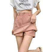 (店+)【Amica】A字短裙 防走光 內襯褲裙 版型偏小 高腰 顯瘦  簡約 夏季首選 學生裙 防走光 過膝A字褲裙 23494 快速出貨(防走光 過膝裙 學生裙)