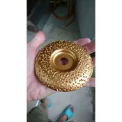 台北出貨 4＂砂輪機 鎢鋼磨盤 碳化鎢鋼磨盤 原木漂流木 修型 去皮 雕磨 木 檜木 肖楠 牛樟 石材 玉石 塑膠 橡膠