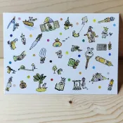 明信片/卡片/插畫卡片/生日賀卡 生日快樂每一天(七月壽星)