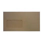 歐式開窗信封-牛皮100P (50入)