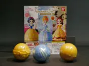 (參號倉庫) 現貨 BANDAI 扭蛋 環保扭蛋 迪士尼公主 公主娃娃 第一彈 白雪公主 仙杜瑞拉 貝兒 全三款