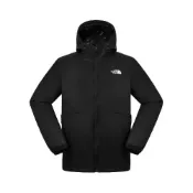 (店+)【The North Face】北面THE NORTH FACE Urban Exploration 溯水系列 舒適連帽時尚 UPF50+ 防紫外線防水防風防潑水皮膚衣防曬服戶外多效衣 男款 宇宙黑