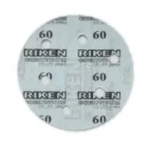 日本理研黏扣砂布 5吋 六孔 RIKEN 圓砂布片6孔 圓砂紙 自黏砂紙 背絨砂紙【4611-21】 123便利屋