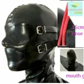 晴曦選品 【全罩式防護】乳膠風帽 防毒面具 呼吸器 長鼻管 可拆卸眼罩 後拉鍊設計 工業噴塗 化學實驗 消防應急