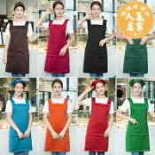 誠信達百貨 圍裙 烘焙圍裙 圍裙客製化logo印字定做美甲奶茶店工作服女男家用廚房防水圍腰訂做