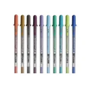 (店+)【SAKURA 櫻花】櫻花 1.0 月光晶彩筆 宇宙色 證卷筆 牛奶筆 纏繞畫 共15色 PGB10