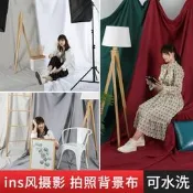 【品質認銳富圖 米綠布拍照背景布影綠幕布間純色影視摳圖摳像布