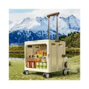 (店+)家用購物車大容量買菜小拉車帶輪爬坡可折疊可攜式露營取快遞推車