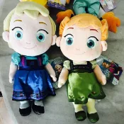 現貨24hr出貨 Elsa 艾莎 冰雪奇緣 Frozen Anna 安娜 Q版玩偶 布偶 娃娃 生日禮物 美國迪士尼