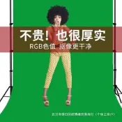 48h出貨丶綠幕摳像布加厚專業綠布背景布設備全套間背景牆綠色