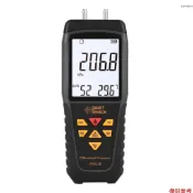 SMART SENSOR AS511B 數字差壓計 -206.8~206.8KPA 壓力計雙端口空氣氣體壓力測試儀,支持