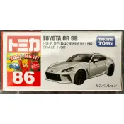 Tomica 多美 No.86 86 Toyota 豐田 GR 86 GR86白色 初回 新車貼 模型車 模型