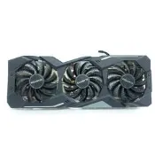 技嘉 RX 5700 XT 顯卡散熱器孔距5.4cm三風扇電腦臺式機顯卡散熱【皇運電腦】