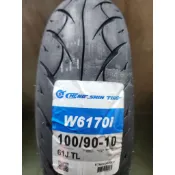 (中部輪胎大賣場）正新w6170全新100/90/10機車輪胎