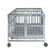 (店+)【白鐵管狗籠 】台灣製不銹鋼狗籠狗屋2尺x1.5尺(適合小型犬)