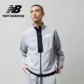 【New Balance】 NB 針織外套_中性_混色灰_UJ31053SXY
