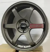 S532 全新鋁圈 18吋 類RAYS TE37 5孔114.3 100 108 112 120 古銅 六爪 唇 VK