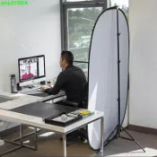*雙面折疊直播背景板藍綠幕摳像絨布視頻攝影手繪扎染純色復古吸光