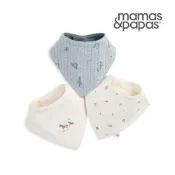 Mamas&Papas 荒原日常-圍兜兜3件組