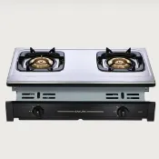 Homebox 好博家 online Store 櫻花一級能效崁入式雙口不鏽鋼瓦斯爐天然/液化/G6201S 全省免費基本安裝（離島及偏遠鄉鎮市除外）