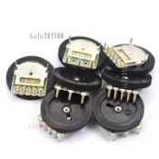 【10個價】撥盤齒輪電位器單聯雙聯 B102/502/103/203/503/104 10K 音量開關