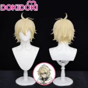 加急免運 台灣出貨🔴假髮 假毛 終結的熾天使 米迦爾角色同款假髮 Cosplay  打毛頭頂短髮 角色扮演 扣子網