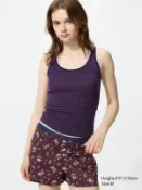 【UNIQLO】女裝 羅紋背心(條紋) 489483