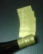 【天愛包裝屋】金色酒瓶蓋口收縮膜 / 熱縮膜 / 塑膠膜 → 家用吹風機就可使用囉~