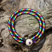 Rainbow 雙圈彩虹手環 客製化長度 Puka手環 腳環