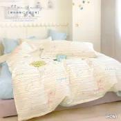 【iHOMI 愛好眠】精梳純棉 單人/雙人/加大 床包被套/鋪棉兩用被組 / 塗鴉小貓 台灣製