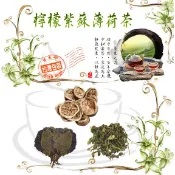 【森沐堂】檸檬紫蘇薄荷茶 花草茶 降火氣 生津止渴 代謝 潤喉 調整體質 草本 養生【同規格買五送一/滿額免運】