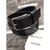 高雄凡賽斯歐洲精品 BOTTEGA VENETA BV 基本款 素面 黑色 編織皮帶 皮帶 腰帶