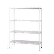 (店+)【dayneeds 日需百備】極致美學 120x45x180公分烤漆四層架 兩色可選 沖孔鐵架/收納層架/展示架/層架/鐵架