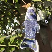 台灣鯉魚旗15CM (深藍)